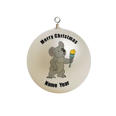Personalized The Wild Movie Nigel Koala  holding Torch Ornament  #2