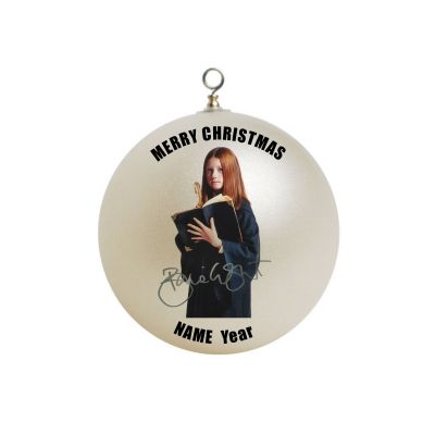 Personalized Printed Harry Potter Signed Autographed Bonnie Wright as Ginny Weasley Ornament 2
