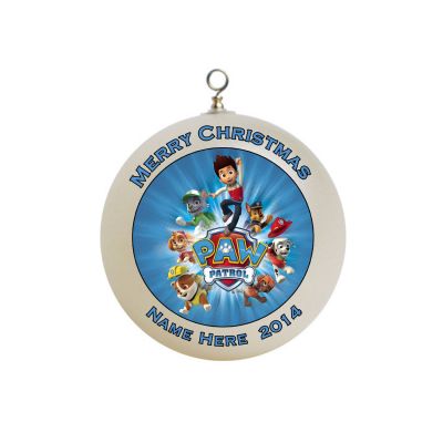 Personalized Paw Patrol Christmas Ornament Custom Gift #2