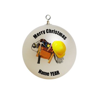 Personalized Contractor Tools and A Yellow Contractor hat 2