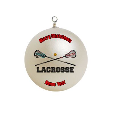 Personalized Lacrosse Ornament  2