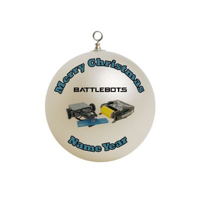 Personalized battlebots Tombstone and Minotaur Boy Ornament 2