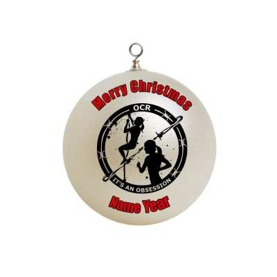 Personalized obsticle course race OCR Ornament 2