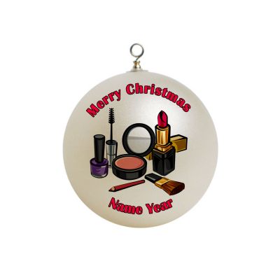 Personalized  Makeup Christmas Ornament #2