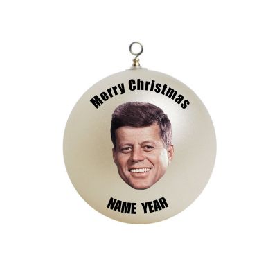 Personalized John F. Kennedy Christmas Ornament 2