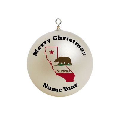 Personalized California   Ornament #2