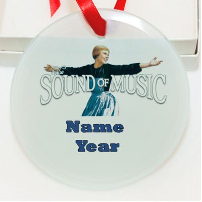 Personalized The Sound Of Music GLASS Ornament  Gift #2