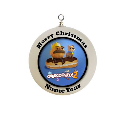 Personalized Overcooked Onion King Ornament 2