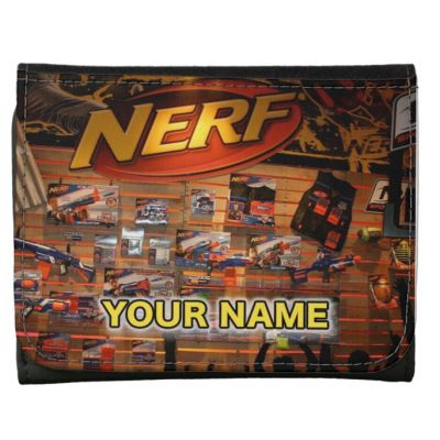 Small Faux Leather Nerf Gun Wallet  2