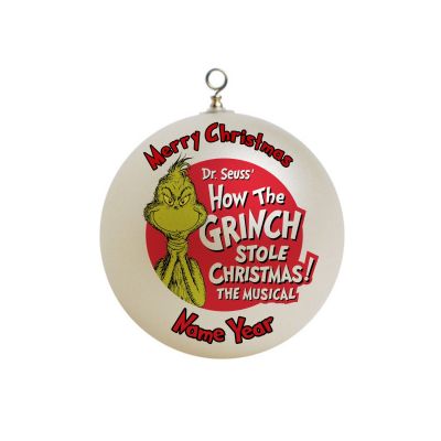 Personalized  The Grinch Stole Christmas Musical Christmas Ornament #2