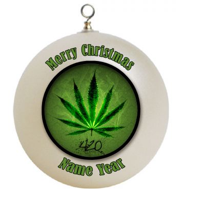 Personalized Canibus / MARIJUANA / Weed  Christmas Ornament Custom Gift #2