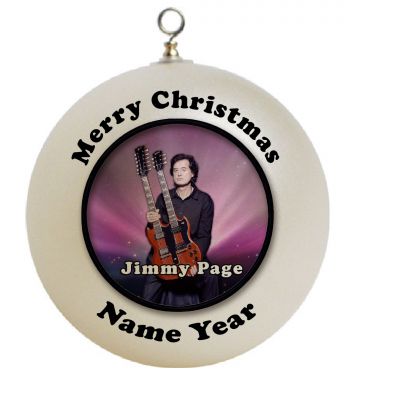 Personalized Jimmy Page Christmas Ornament Custom Gift #2