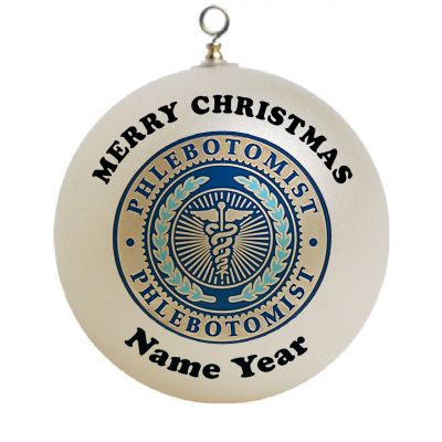 Personalized  Phlebotomist Phlebotomy Christmas Ornament Custom Gift #2