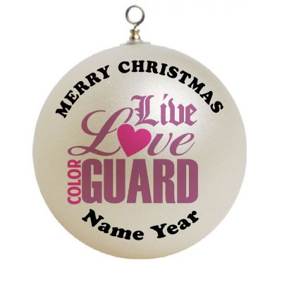 Personalized  Color Guard Band Christmas Ornament Custom Gift #2