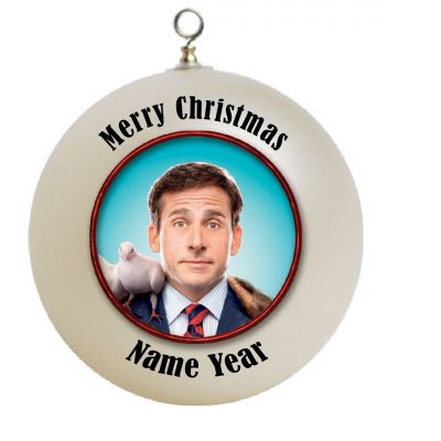 Personalized The Office,  Michael Scott. X-mas Ornament #2