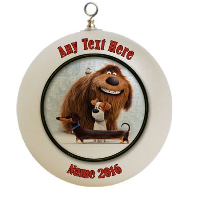 Personalized The Secret Life Of Pets, Ornament #2 Max , Duke , Buddy