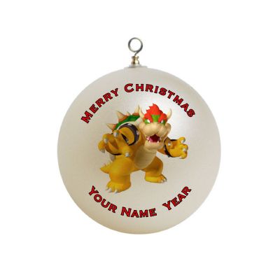 Personalized Bowser  Adult  Jr. Christmas Ornament Custom Gift #2