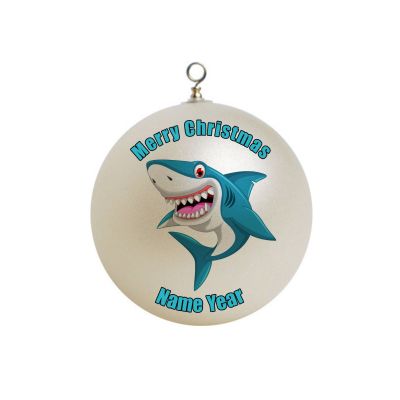 Personalized  Shark Christmas Ornament # 2
