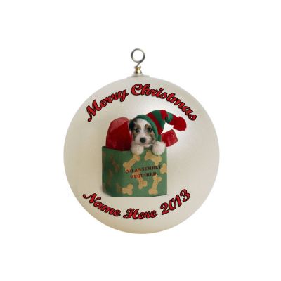 Personalized Puppy Dog Christmas Ornament Custom Gift #2
