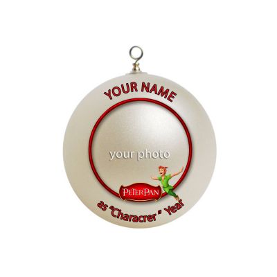Personalized Peter Pan Photo Christmas Ornament Custom Gift #1