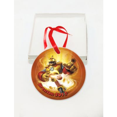 Personalized Skylanders Glass Christmas Ornament Custom Gift#2