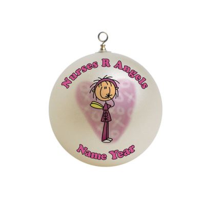 Personalized  Nurse Christmas Ormament Nurses are Angels  Ornament # 2