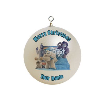 Personalized  Small Foot Movie Ornament Christmas 2