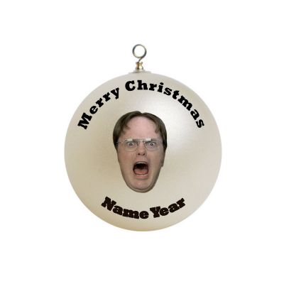 Personalized Dwight Schrute Christmas Ornament Custom Gift # 2