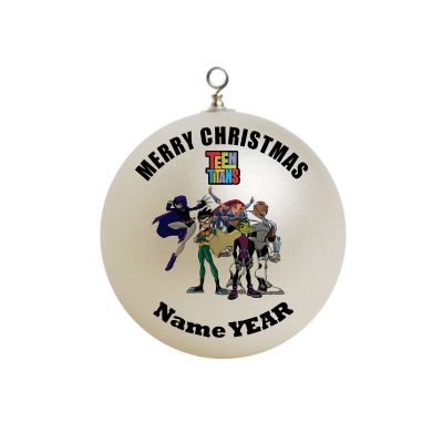 Personalized Teen Titans Christmas Ornament  2
