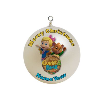 Personalized Goldie and Bear Christmas Ornament Custom Gift #2