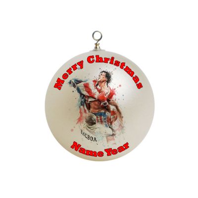 Personalized  Christmas Ornament rocky balboa 2