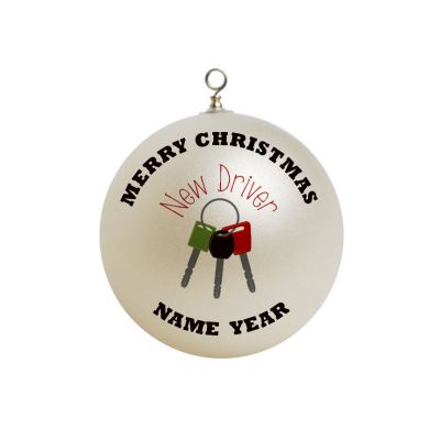 Personalized Driving New Driver Christmas Ornament  #2