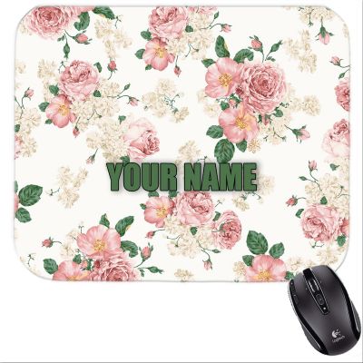 Personalized Flower Art Mousepad #2
