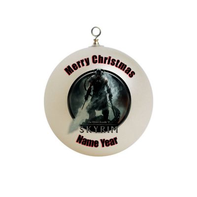 Personalized Skyrim Christmas Ornament 2