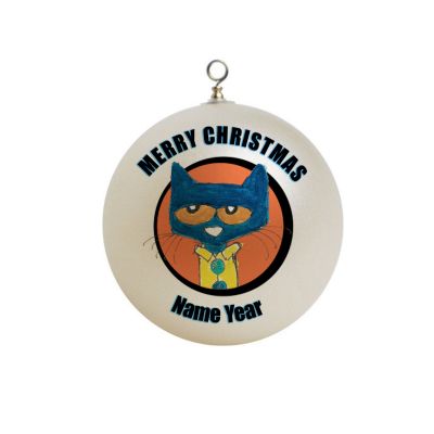 Personalized Pete the Cat Kids Book Ornament   #2