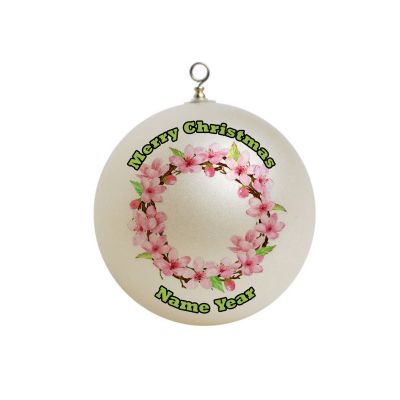 Personalized Cherry Blossom Ornament Flower 2