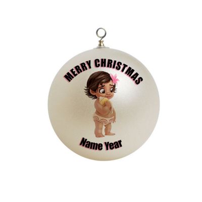 Personalized Moana as a baby Ornament   #2