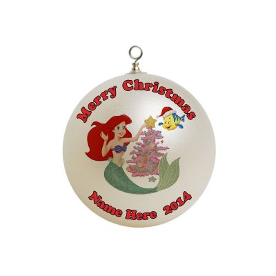 Personalized Princess Ariel Christmas Ornament Gift #2