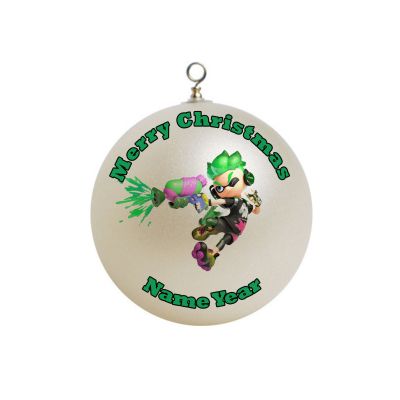 Personalized Splatoon Boy Inklin Ornament 2