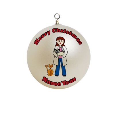 Personalized veterinarian vet  Christmas Ornament Custom Gift #2