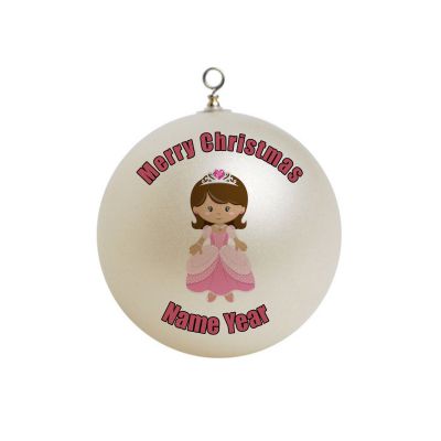 Personalized Girl Princess Ornament 2