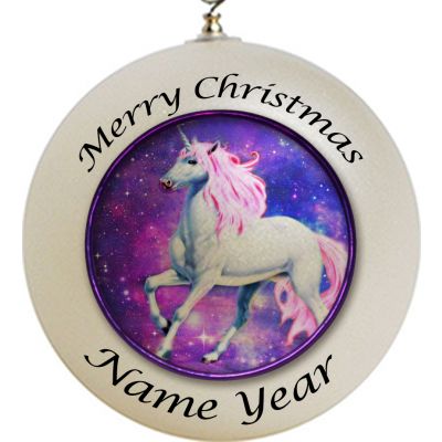 Personalized Unicorn  Ornament 2