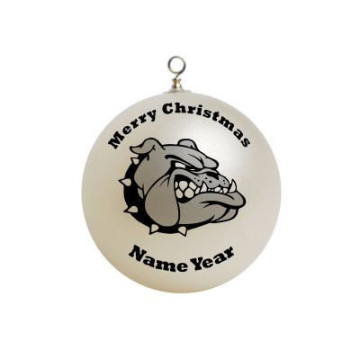 Personalized Bulldog Christmas  Ornament  #2