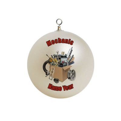 Personalized  auto Mechanic  car repair Ornament 2