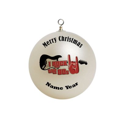 Personalized  80s Rock  Ornament 2