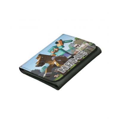 Small Faux Leather Wallet Minecraft #2
