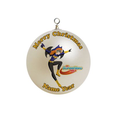 Personalized DC Super hero Girls bat Girl Christmas Ornament #3