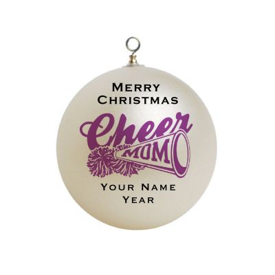 Personalized Cheerleading or Cheerleader Mom #3 Christmas Ornament Custom 
