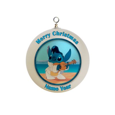 Personalized Disney Lilo & Stitch Elvis  Christmas Ornament #3