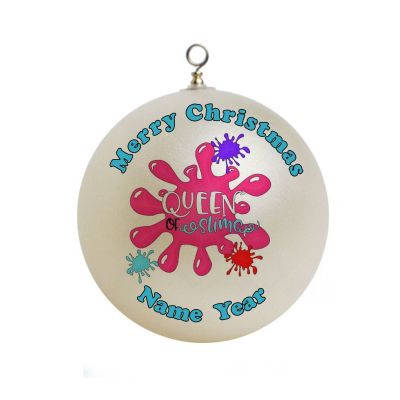 Personalized Slime Queen Ornament 3